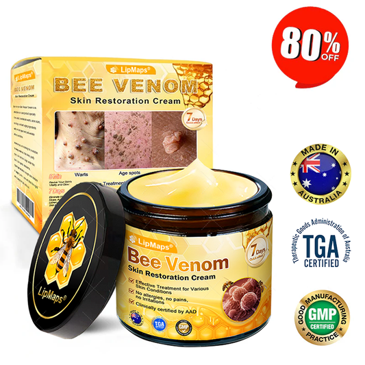 Made and Shipped from Australia 🥑 LipMaps® Bee Venom Skin Restoration Cream ⏰ LAST DAY 80% OFF