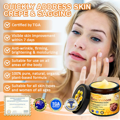 Made and Shipped from Australia 🥑 LipMaps® Bee Venom Skin Restoration Cream ⏰ LAST DAY 80% OFF