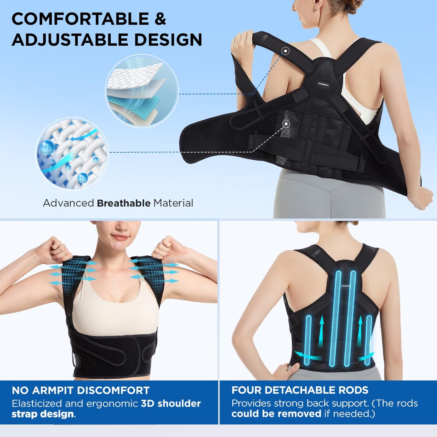 ✨SALE! ✨Buy two or more and get 15% OFF! 💥  Posture Corrector for Women and Men