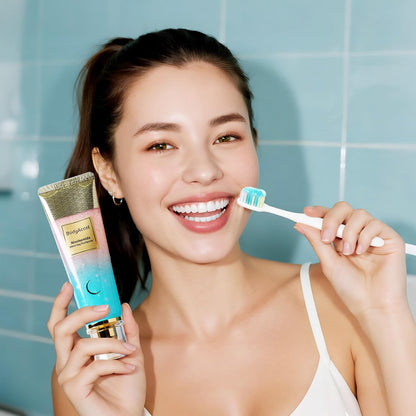 Niacinamide Whitening Toothpaste – Natural Whitening Toothpaste with Niacinamide, Gentle Formula for Brighter Teeth & Fresh Breath, 3-Pack