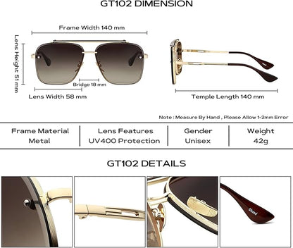 ✨ Daily Sale! ✨ Tangle Free Aviator Sunglasses