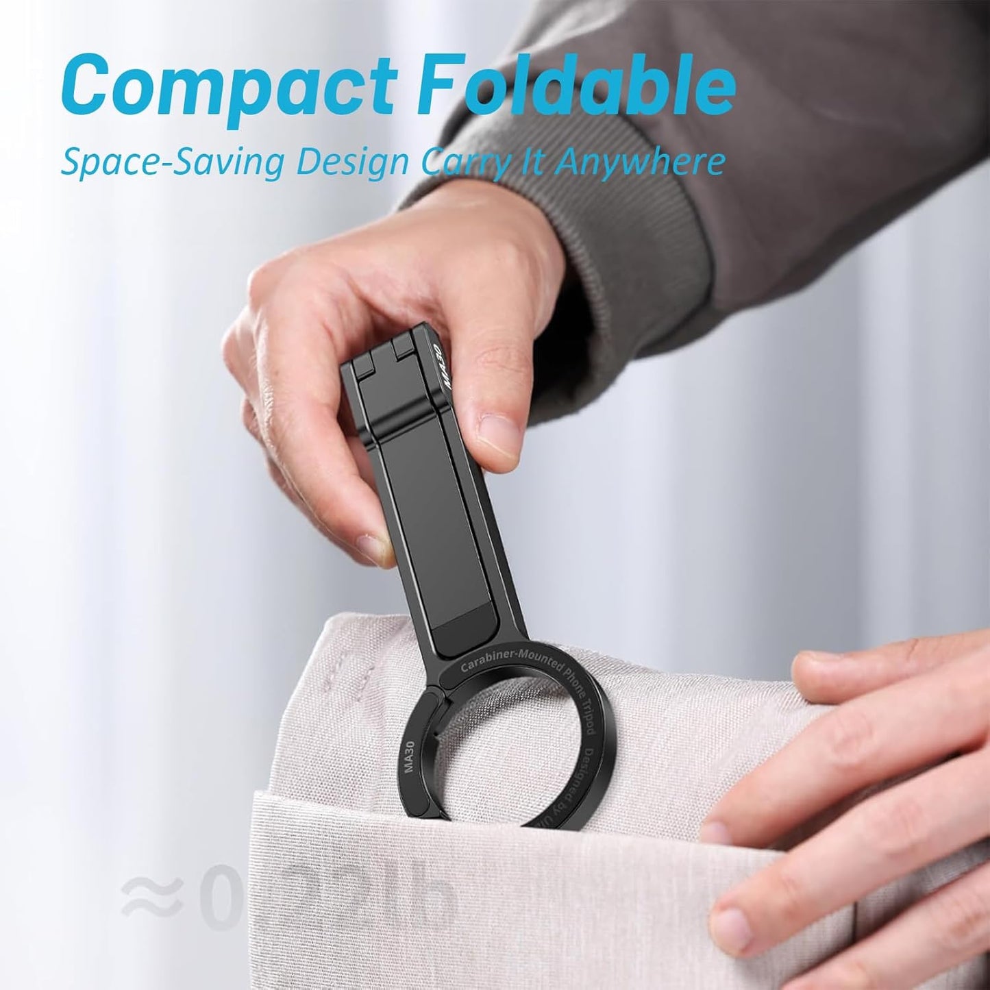 ✨ Daily Sale! ✨ Foldable Mini Tripod Carabiner Magnetic Holder