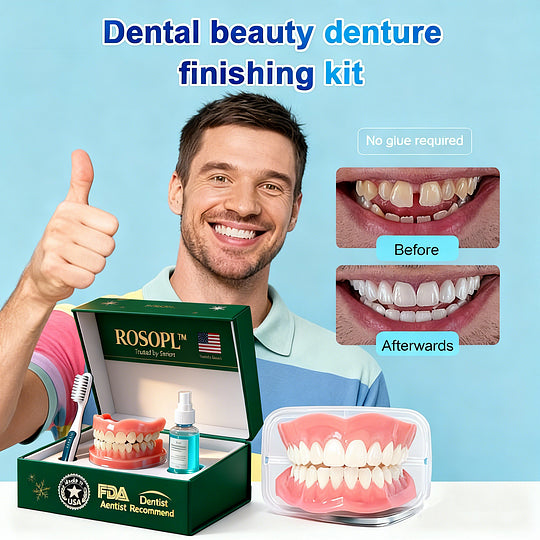 🔥 Don’t Miss Out! 70% OFF 🦷 ROSOPL™ Custom-Fit Fully Functional Dentures for a More Confident Smile!