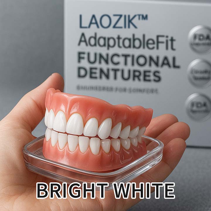 🦷Health America Subsidized Product | LAOZIKTM AdaptableFit Functional Dentures – Made in the USA & FDA-Certified