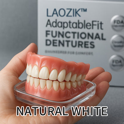 🦷Health America Subsidized Product | LAOZIKTM AdaptableFit Functional Dentures – Made in the USA & FDA-Certified