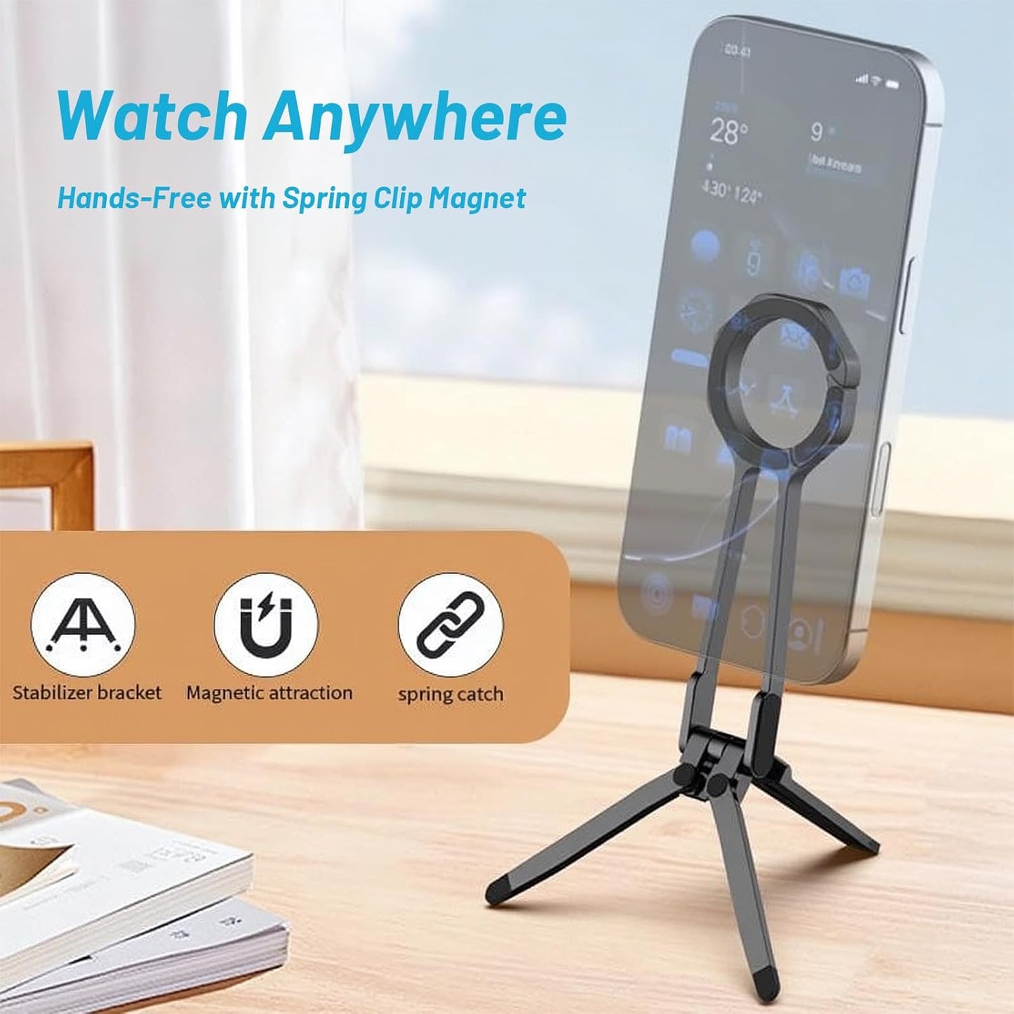 ✨ Daily Sale! ✨ Foldable Mini Tripod Carabiner Magnetic Holder