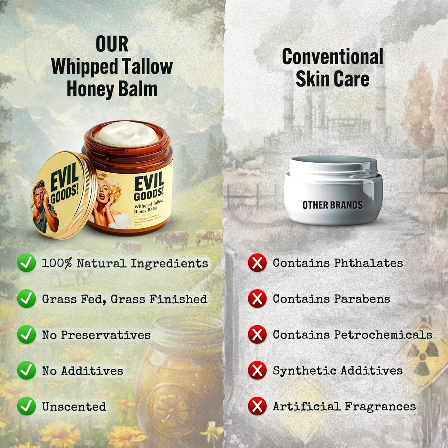 ✨ Daily Sale! ✨ Whipped Beef Tallow and Honey Balm Moisturizer